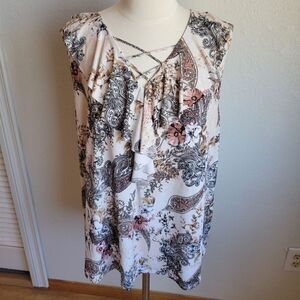 Naif Ruffle Floral Blouse